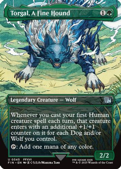 [FIN-0345](U) Torgal, A Fine Hound (Borderless) (Foil)