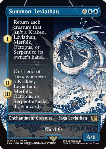 [FIN-0361](R) Summon: Leviathan (Borderless) (Foil)