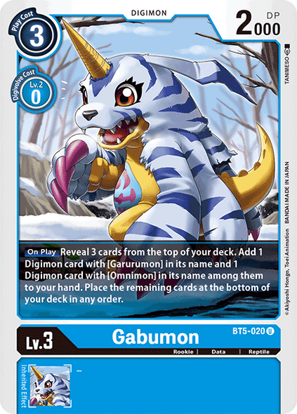 BT05-020U Gabumon