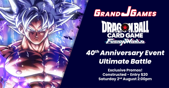 DBS Fusion World: 40th Anniversary Event (Ultimate Battle 2025 Vol.3) (2:00pm Saturday 2nd Aug)