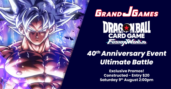DBS Fusion World: 40th Anniversary Event (Ultimate Battle 2025 Vol.3) (2:00pm Saturday 9th Aug)