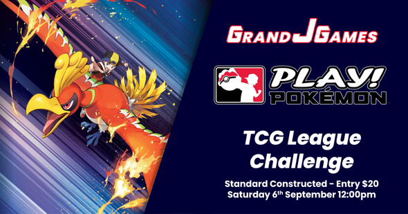 Pokemon: Grand J Games League Challenge (12:00pm Saturday 6th Sep)