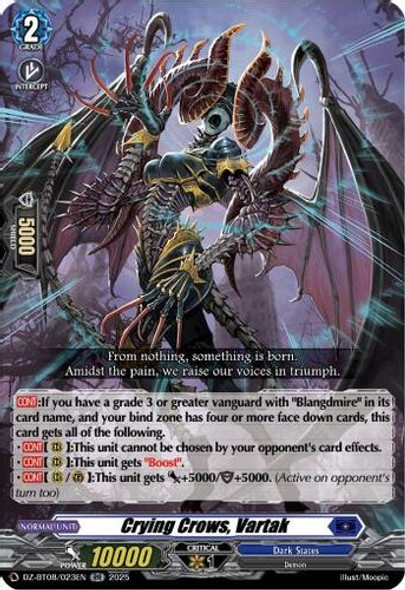 [DZ-BT08/023EN](RR) Crying Crows ,Vartak