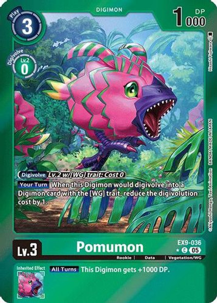 [EX09-036](C) Pomumon (1 Star Color Frame) (Foil)