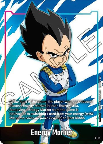 [E-012] Energy Marker {Vegeta (Mini) : DA} {Energy Marker Pack 04} {Foil}