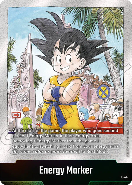 ドラゴンボール MANGA BOOSTER 01 エナジーマーカー E-49 Energy Marker (Alt Art) E-49 Manga Booster 01 - Dragon Ball