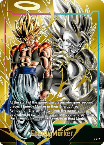 [E-021] Energy Marker {Gogeta} {Energy Marker Pack 05} {1 Star Alt Art} {Foil}