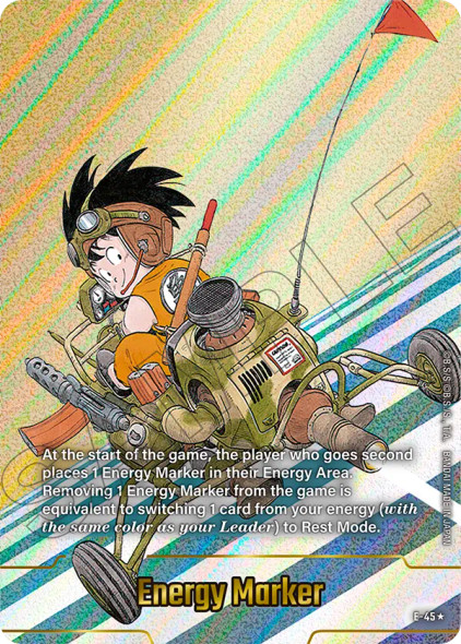 [E-045] Energy Marker {SB01-Manga Booster 01} {1 Star Alt Art} {Foil}