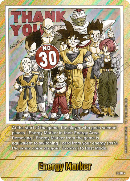 [E-060] Energy Marker {SB01-Manga Booster 01} {1 Star Alt Art} {Foil}