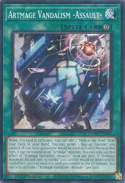 [DUAD-EN057] Artmage Vandalism -Assault- (Common)<1st>