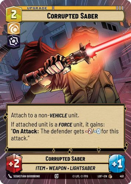 [05-LOF-EN-0451](C) Corrupted Saber (Hyperspace)