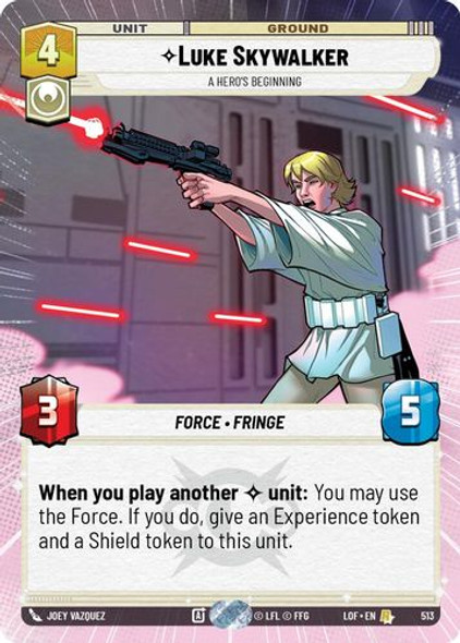 [05-LOF-EN-0513](R) Luke Skywalker - A Hero's Beginning (Hyperspace)