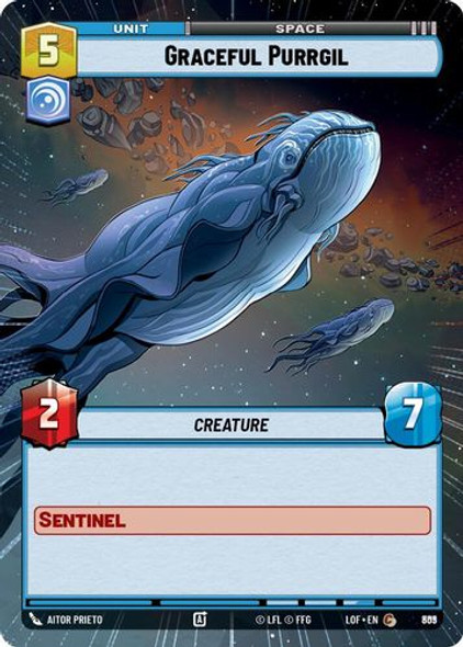 [05-LOF-EN-0809](C) Graceful Purrgil (Hyperspace) (Foil)