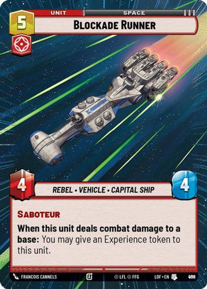 [05-LOF-EN-0906](U) Blockade Runner (Hyperspace) (Foil)