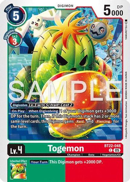 [BT22-048](C) Togemon