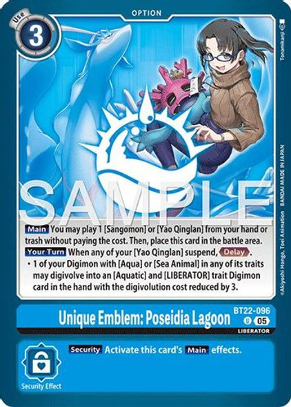 [BT22-096](U) Unique Emblem: Poseidia Lagoon