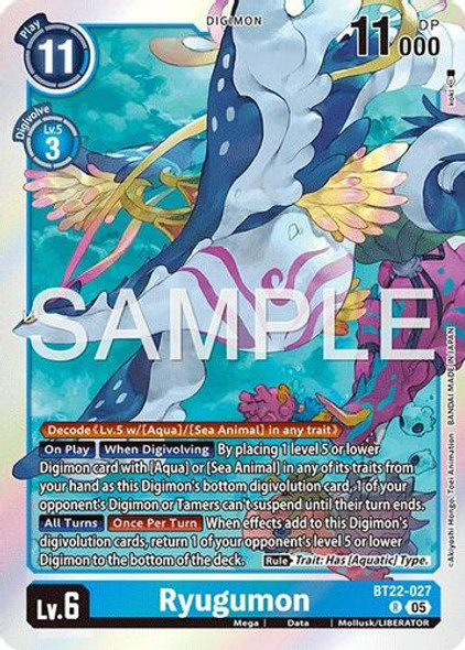 [BT22-027](R) Ryugumon (Foil)