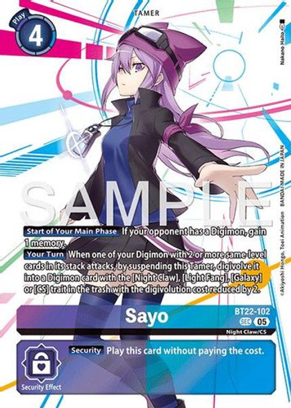 [BT22-102](SEC) Sayo (Foil)