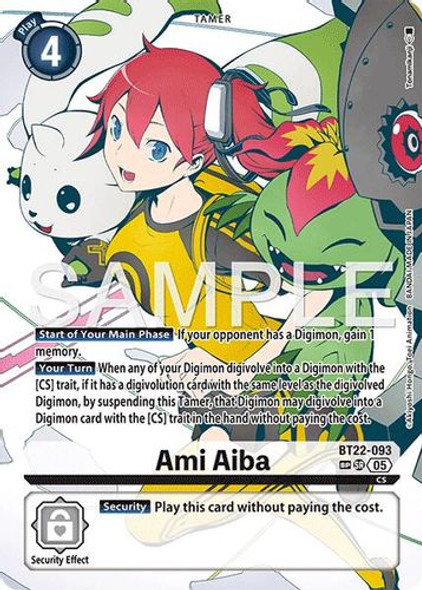 [BT22-093](SR) Ami Aiba (SP Alt Art) (Foil)