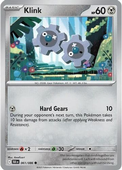 [SV10a][BLK-061/086](C) Klink (Reverse Holo)