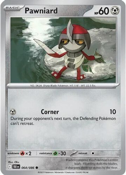 [SV10a][BLK-064/086](C) Pawniard (Reverse Holo)