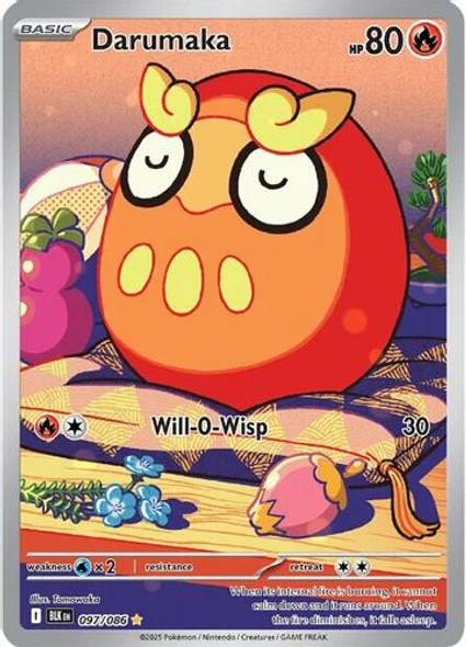 [SV10a][BLK-097/086](GR) Darumaka (Holo)