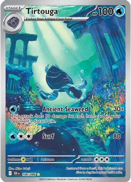 [SV10a][BLK-106/086](GR) Tirtouga (Holo)