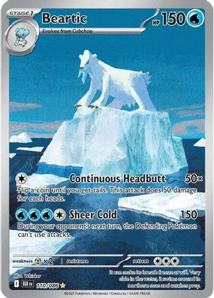 [SV10a][BLK-110/086](GR) Beartic (Holo)