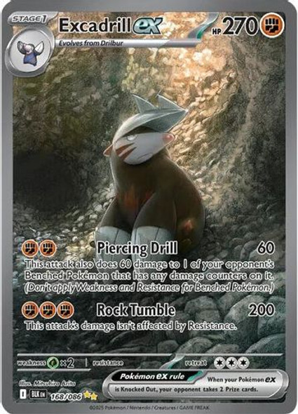 [SV10a][BLK-168/086](GRR) Excadrill ex (Holo)