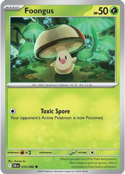 [SV10b][BLK-010/086](C) Foongus (Poke Ball Holo)
