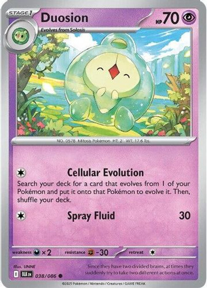 [SV10b][BLK-038/086](C) Duosion (Poke Ball Holo)