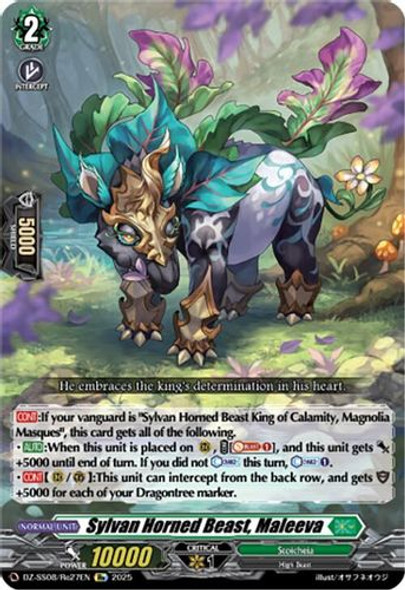 [DZ-SS08/Re27EN](RE) Sylvan Horned Beast, Maleeva (RE)