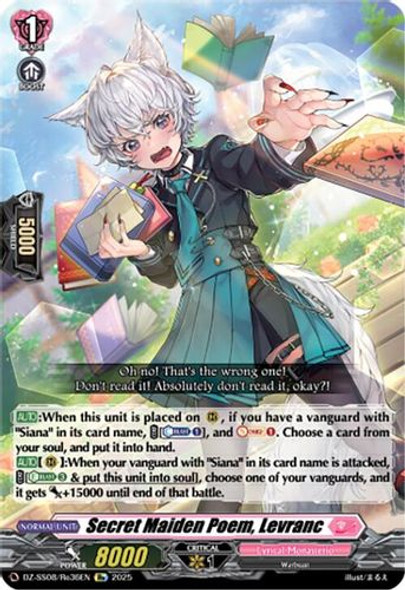 [DZ-SS08/Re36EN](RE) Secret Maiden Poem, Levranc (RE)