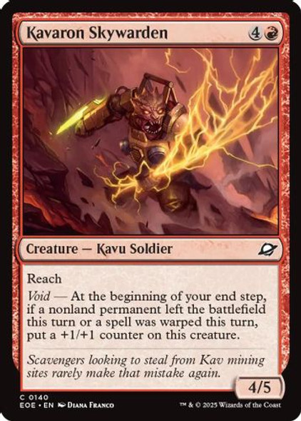 [EOE-0140](C) Kavaron Skywarden (Foil)