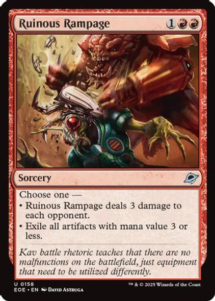 [EOE-0158](U) Ruinous Rampage (Foil)