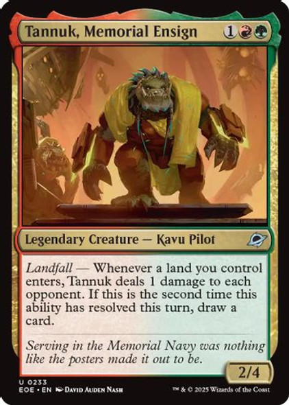 [EOE-0233](U) Tannuk, Memorial Ensign (Foil)