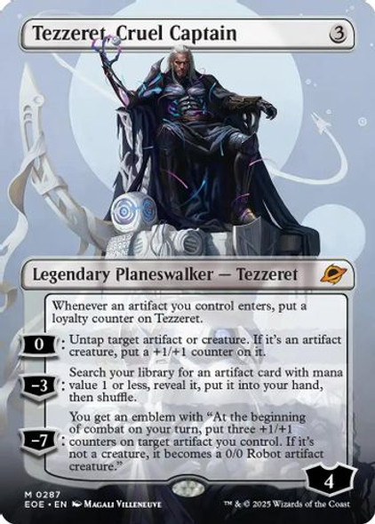 [EOE-0287](M) Tezzeret, Cruel Captain (Borderless)