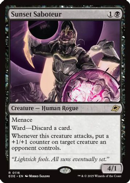 [EOE-0116](R) Sunset Saboteur (Foil)