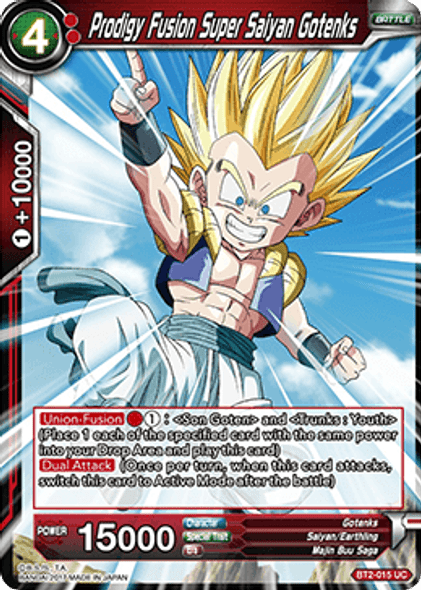 BT02-015UC Prodigy Fusion Super Saiyan Gotenks