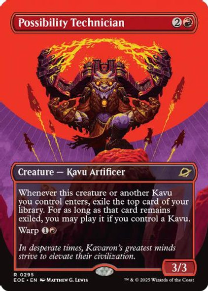 [EOE-0295](R) Possibility Technician (Borderless) (Foil)