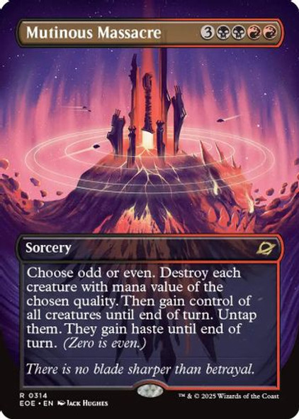 [EOE-0314](R) Mutinous Massacre (Borderless) (Foil)