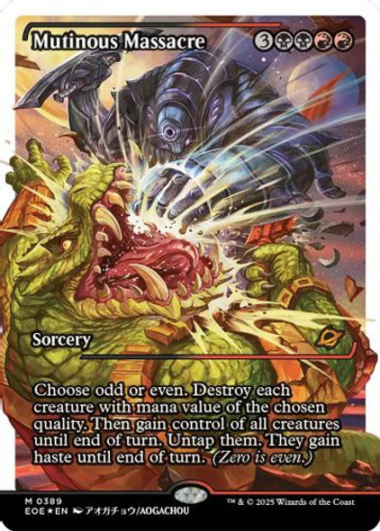 [EOE-0389](M) Mutinous Massacre (Showcase) (Fracture Foil)