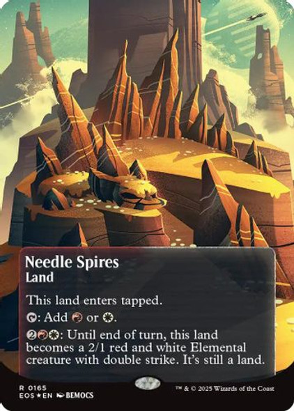 [EOS-0165](R) Needle Spires (Borderless) (Galaxy Foil)