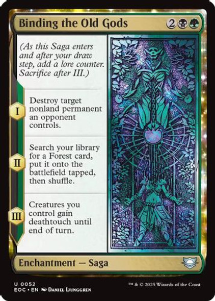 [EOC-0052](U) Binding the Old Gods