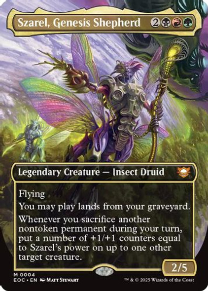 [EOC-0004](M) Szarel, Genesis Shepherd (Borderless) (Foil)