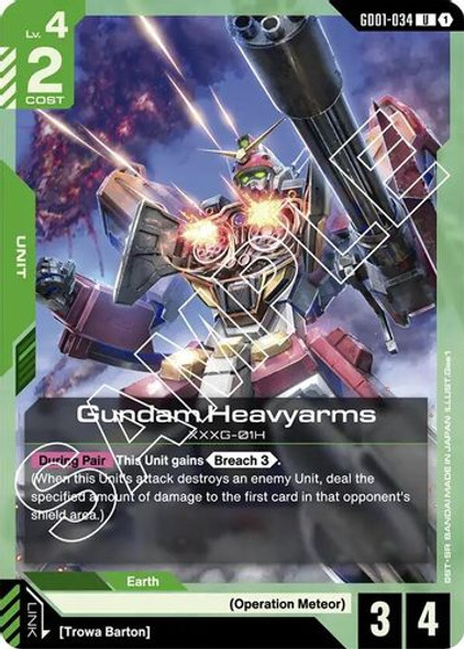 [GD01-034](U) Gundam Heavyarms