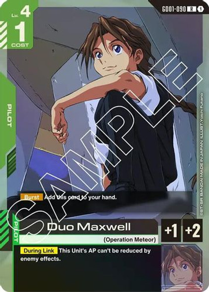 [GD01-090](R) Duo Maxwell {Foil}
