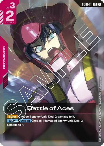 GD01-111 エースの戦い SP R+ GD01-111](R+) Battle of Aces {Alt Art} {Foil} - Grand J Games