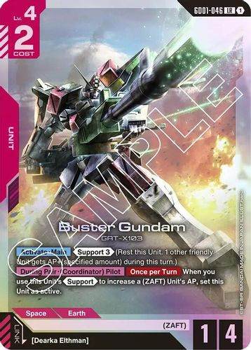 GD01-046](LR+) Buster Gundam {Alt Art} {Foil} - Grand J Games
