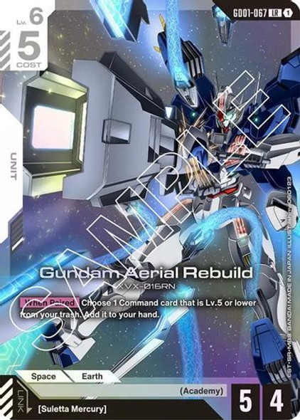 [GD01-067](LR) Gundam Aerial Rebuild {Foil}